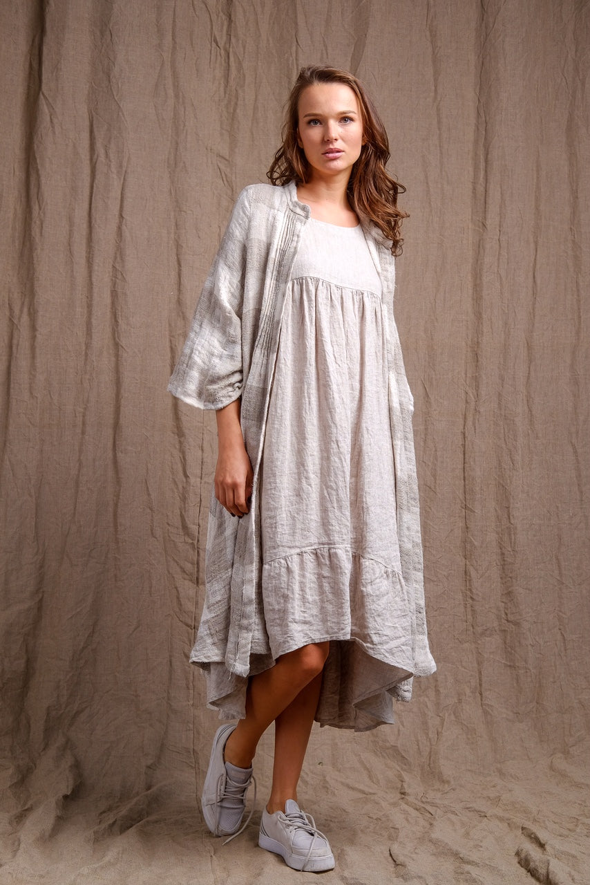yuliy linen dress Reformation Yuliy Linen Dress - Blue